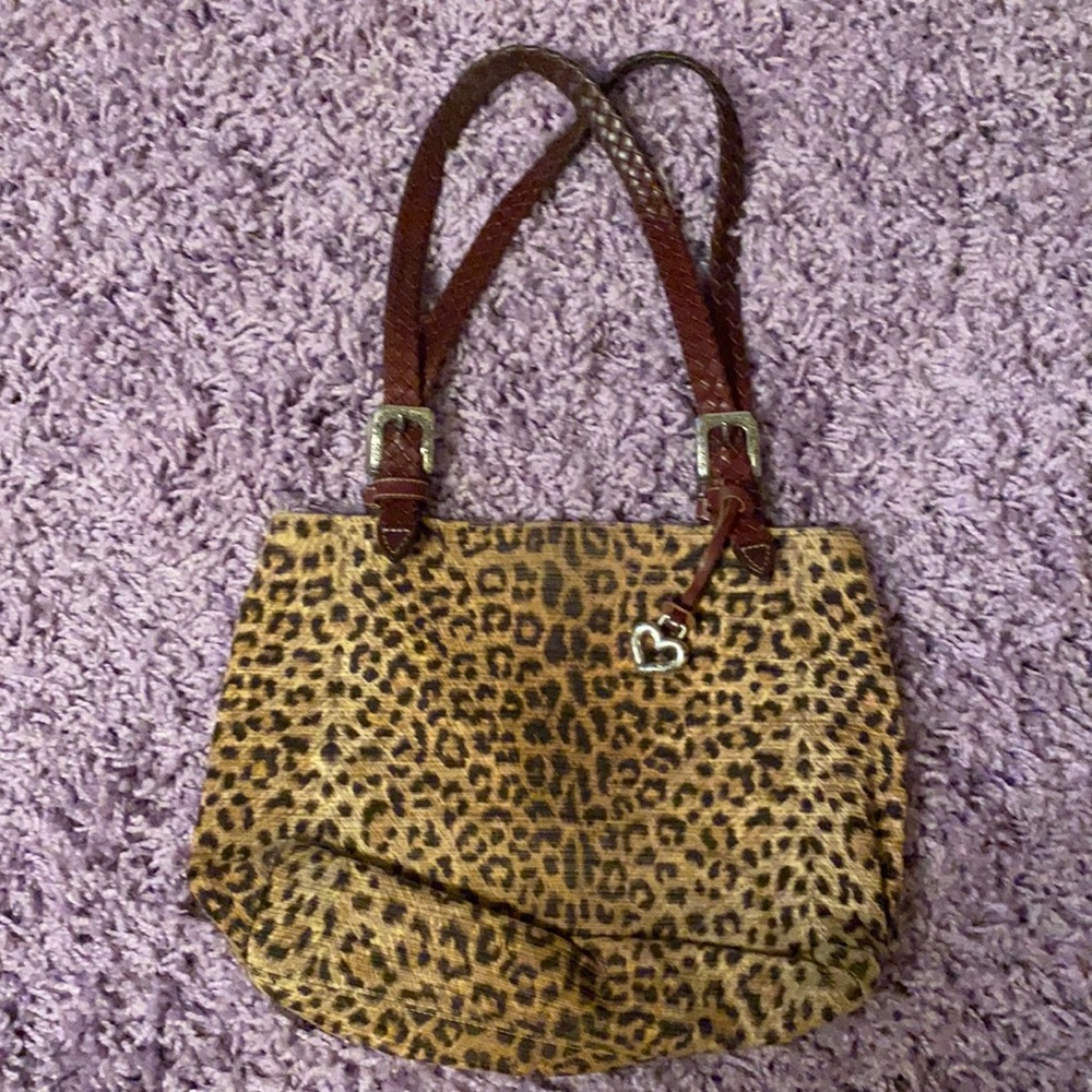 Brighton leopard print handbag